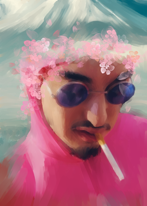 500x702 Joji Drawing Tumblr - Pink Guy Painting
