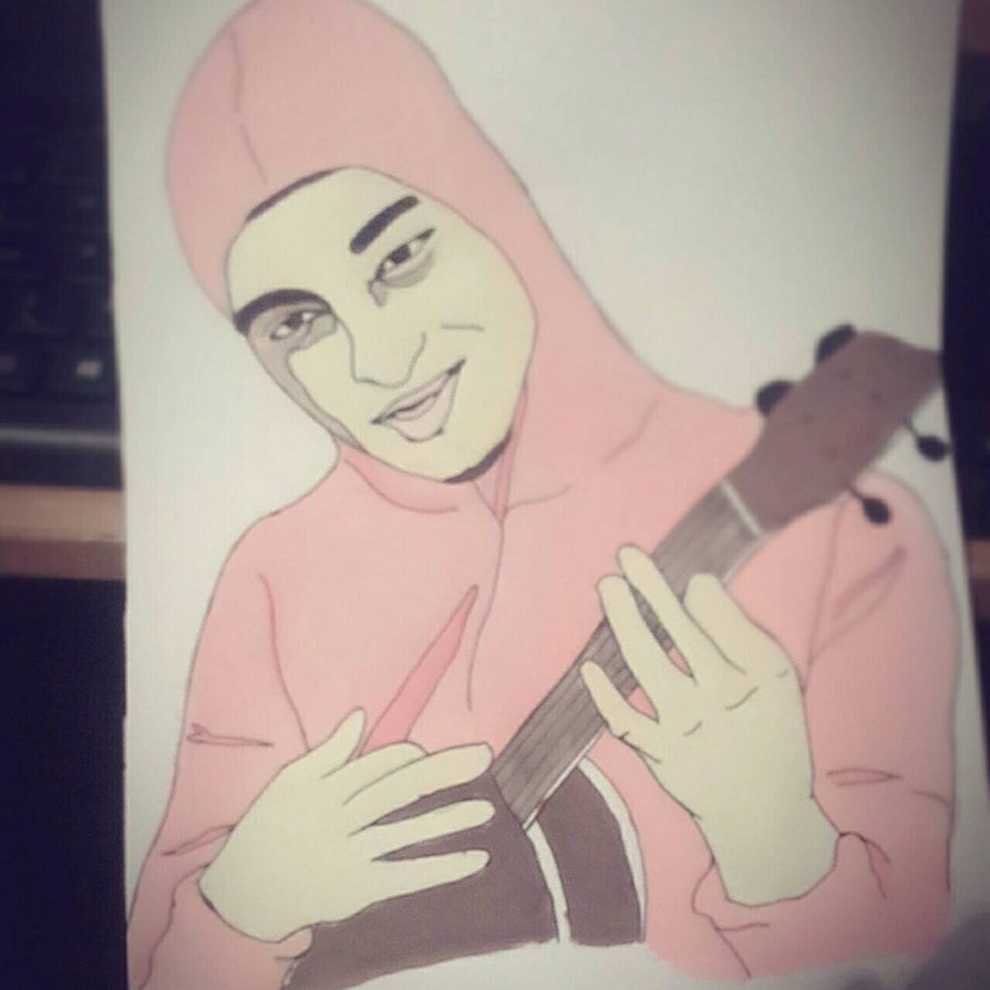 894x894 Old Pink Guy Painting By Marmimow - Pink Guy Painting