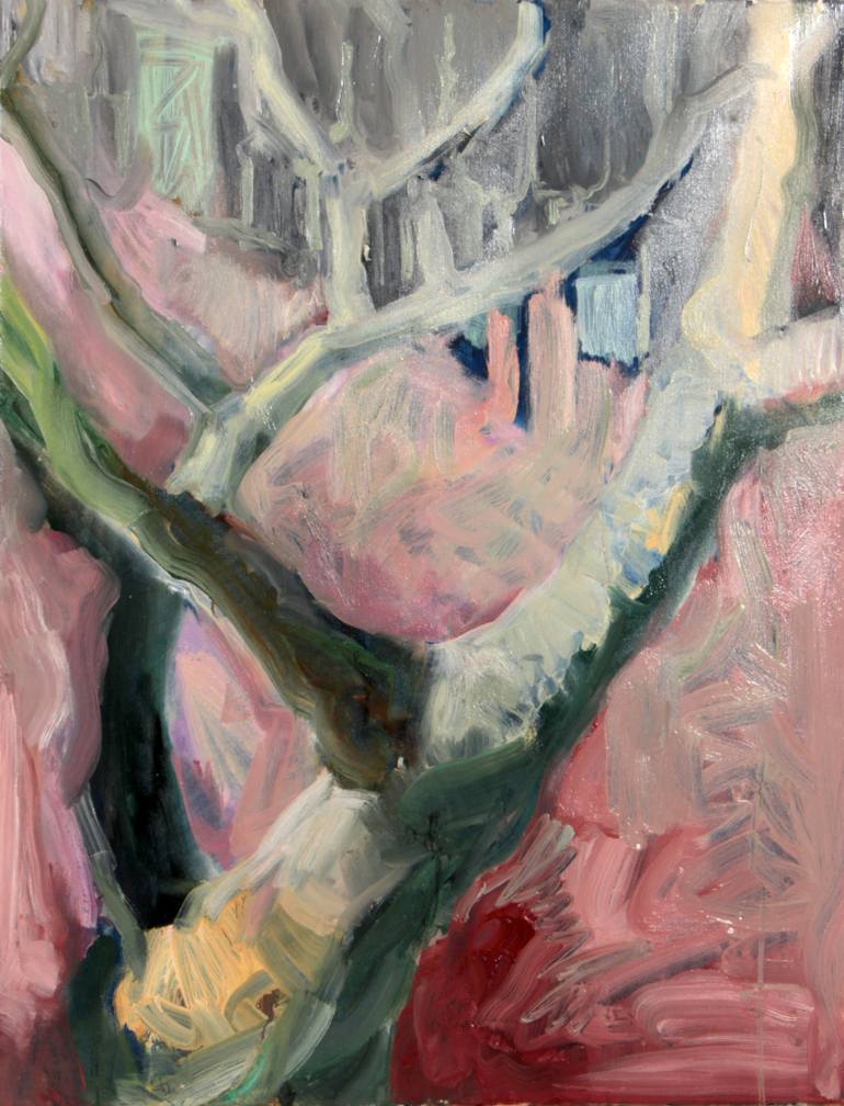 770x1008 Saatchi Art Pink Landscape Painting By Anya Sakharova - Pink Landscape Painting