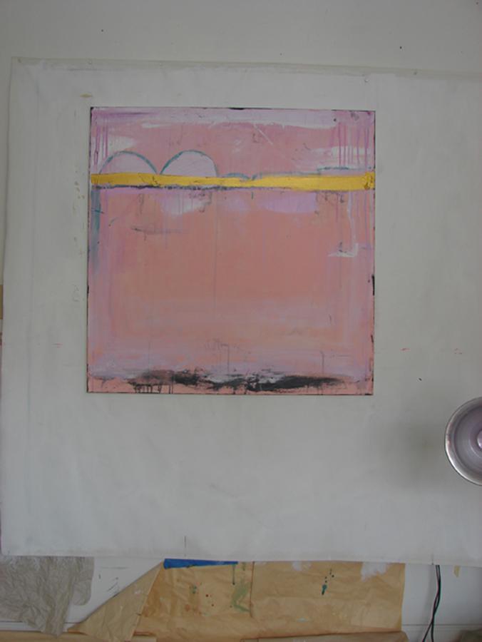 676x900 Rio, A Large Modern Abstract Pink Original Painting By Cheryl - Pink Painting