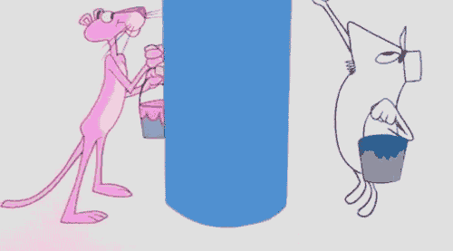 500x277 Pink Panther Gif - Pink Panther Painting