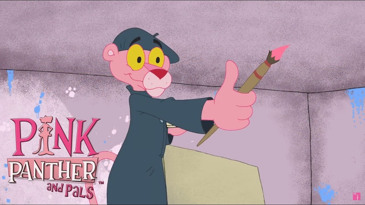 1280x720 The Pink Painter Show Pink Panther And Pals - Pink Panther Painting