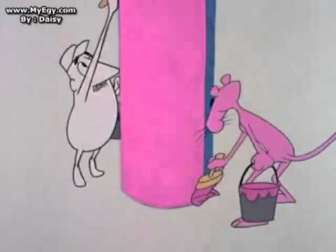 480x360 Pink Panther - Pink Panther Painting