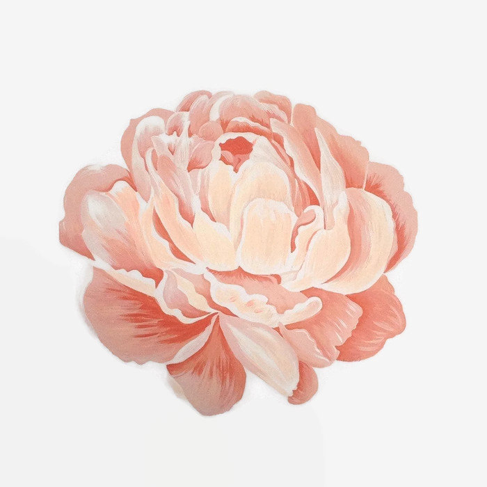 700x700 Peony Print Flower Print Peony Artwork Peony Painting Pink Flower - Pink Peony Painting