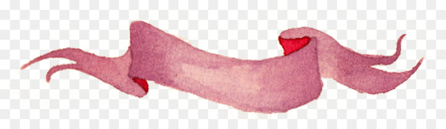 900x260 Pink Watercolor Painting Gratis - Pink Ribbon Painting