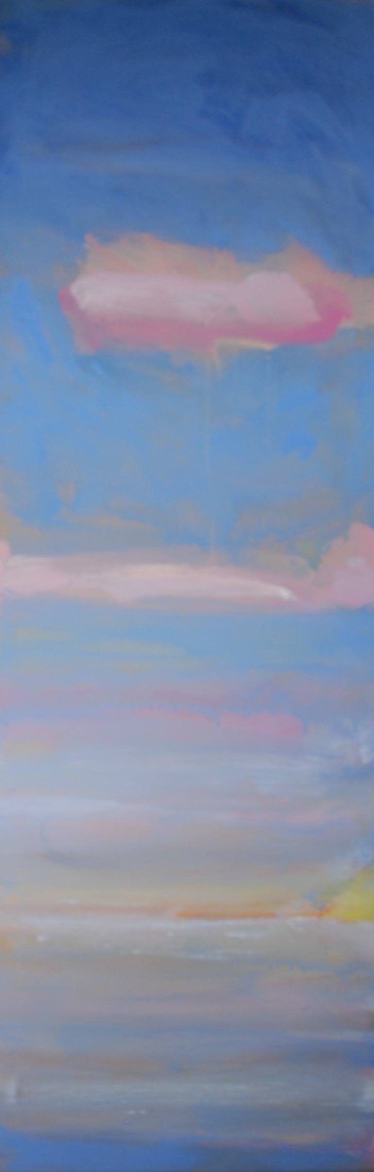 770x2411 Saatchi Art Pink Sky Painting By Els Van Egeraat - Pink Sky Painting