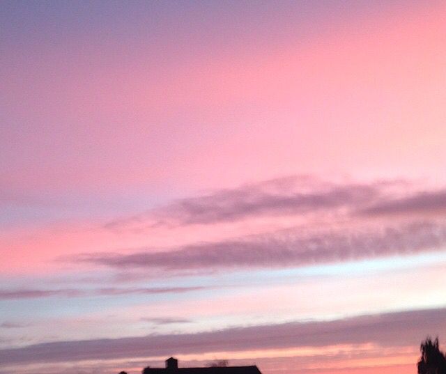 640x537 Sky Clouds Sunset Sunrise Colorful Skies Beautiful - Pink Sky Painting