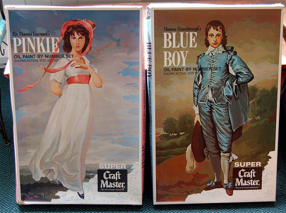 570x425 Pinkie And The Blue Boy Holditnow - Pinkie Painting