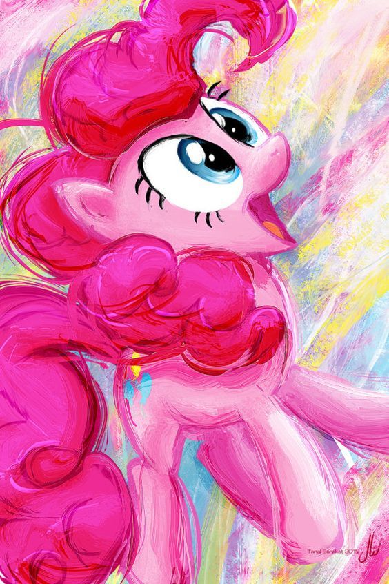 564x846 Mlp Pinkie Pie Oil I Lt3 My Little Pony - Pinkie Pie Painting
