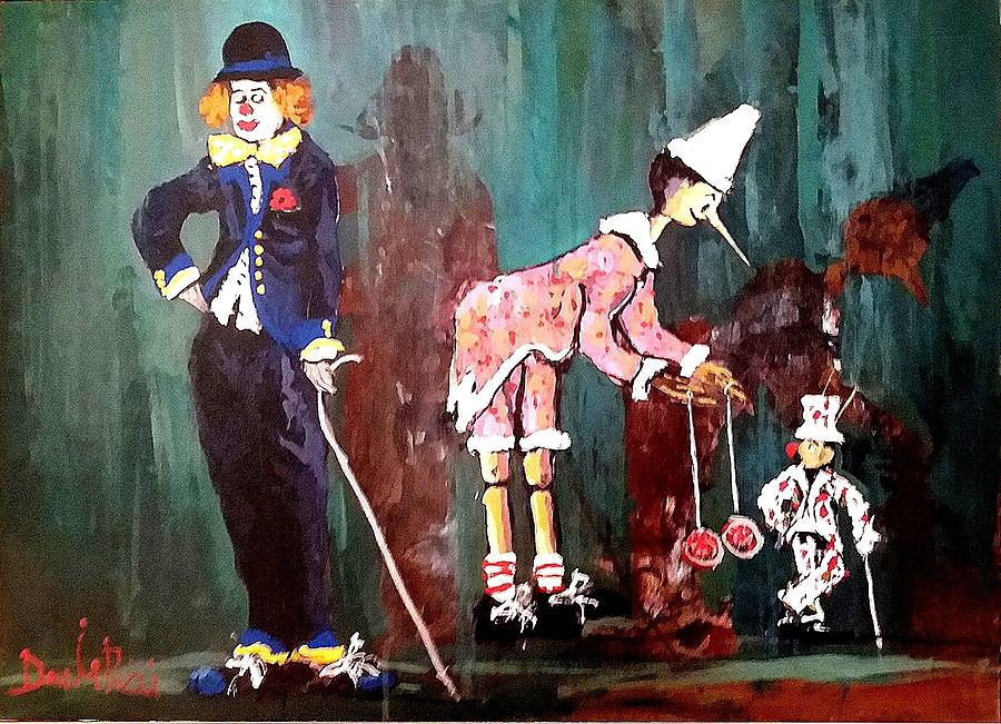 900x651 Pinocchio Painting By Daniele Ricci - Pinocchio Painting