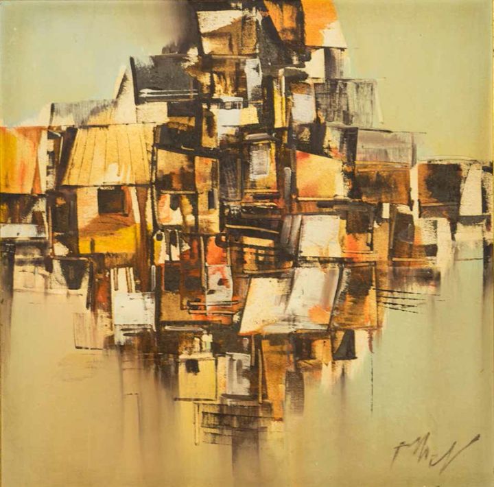 720x710 Untitled Oil By Peck - Pinon Painting