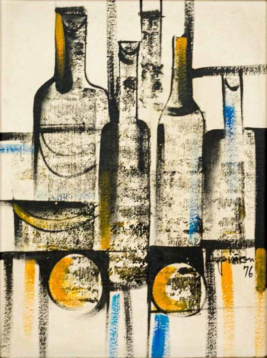 537x720 Oil Painting By Peck - Pinon Painting