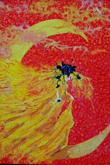 379x568 Pinot Noir Night Painting With Paper - Pinot Noir Painting