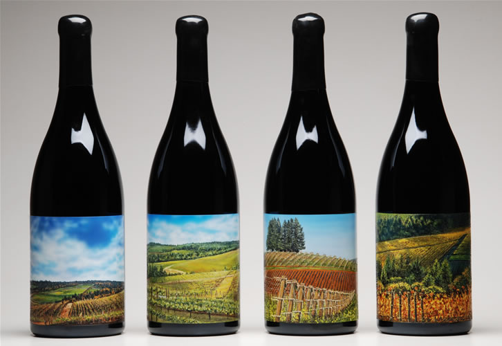 726x500 Unique Artwork - Pinot Noir Painting