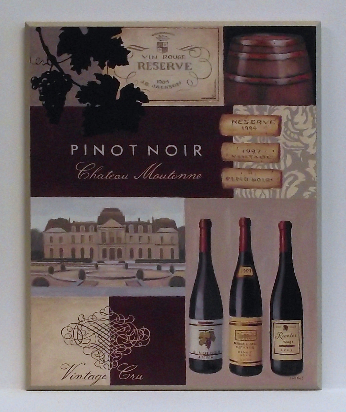 1425x1696 Wildon Home Wine - Pinot Noir Painting