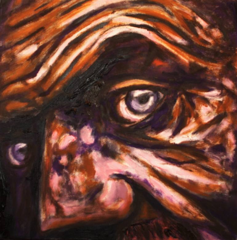 770x781 Saatchi Art Mirada Que Pinta Viii Painting By Manolo Keb - Pinta Painting