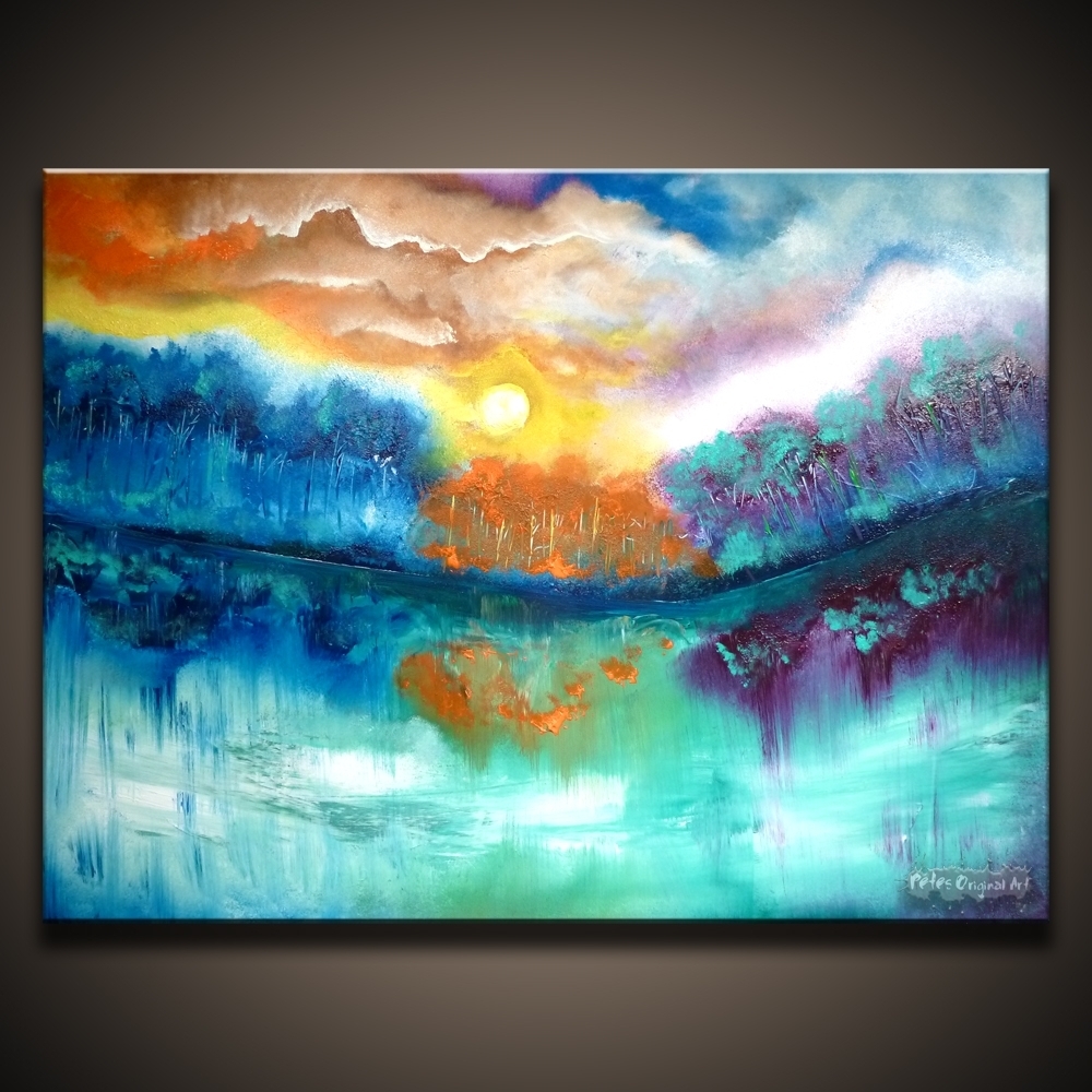 1000x1000 Landscape Painting Ideas On Easy Acrylic Paintings - Pinterest Painting