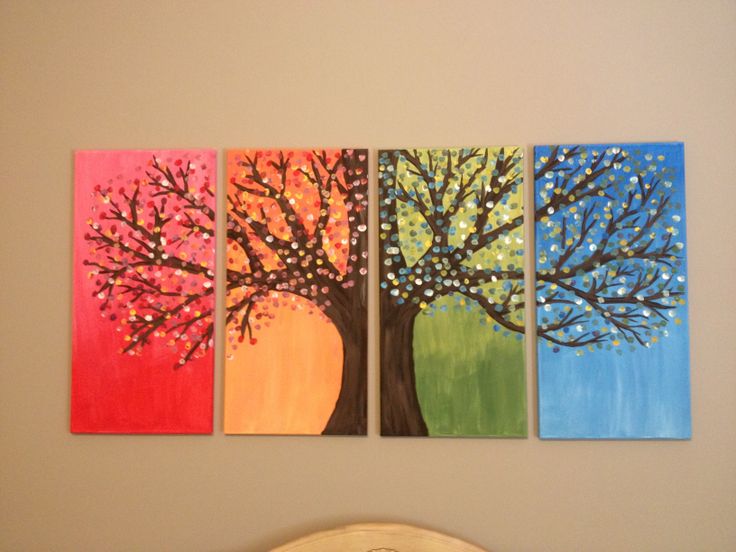 736x552 Canvas Painting Ideas Canvas Painting Tree Creative - Pinterest Painting