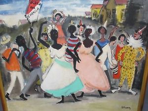 300x225 Sylvio Pinto Painting Brazilian Artist (1918 1997) Reduced 50% - Pinto Painting