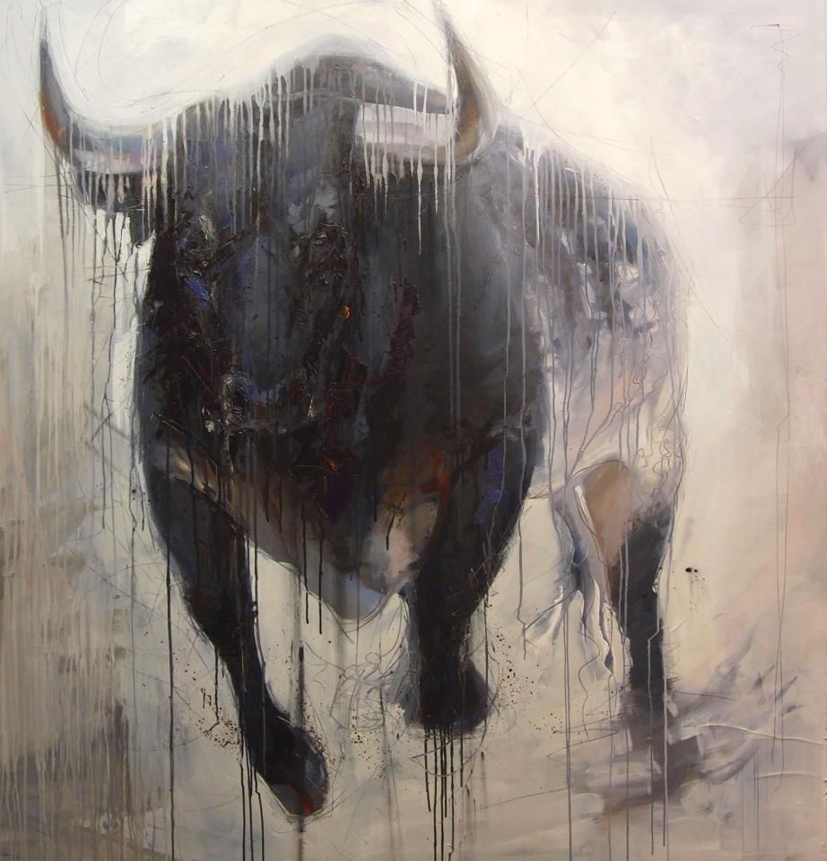 922x960 Bull Painting By Abraham Pinto Es Otro Ejemplo De La Influencia De - Pinto Painting
