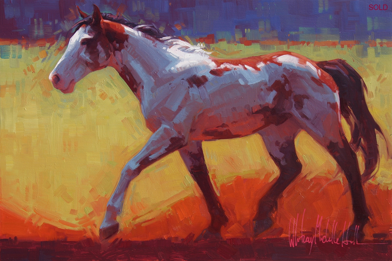 1300x866 Equine Paintings - Pinto Painting