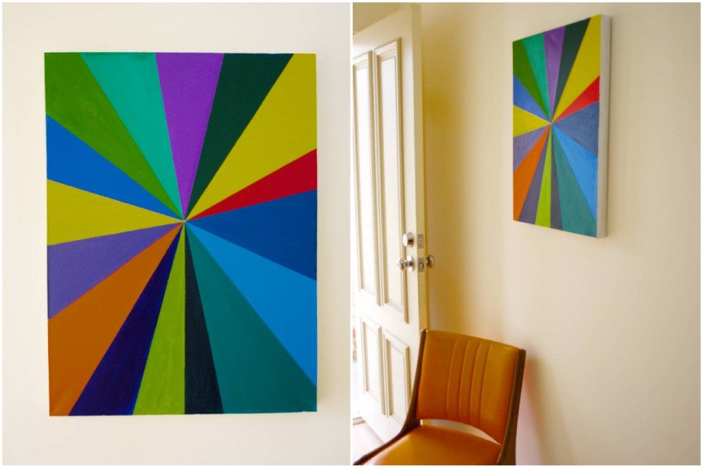 1024x682 I Created A Diy Pinwheel Painting! Crafty Ideas Craft - Pinwheel Painting