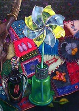 274x383 Lisa Dinhofer Painting Americana Crazy Item 502787 - Pinwheel Painting