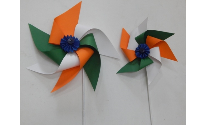 660x400 Make Tri Colour Paper Pinwheels - Pinwheel Painting