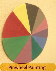 236x300 Pinwheel Painting Abstract Painting 5 X 7 By Colourfulcorner - Pinwheel Painting