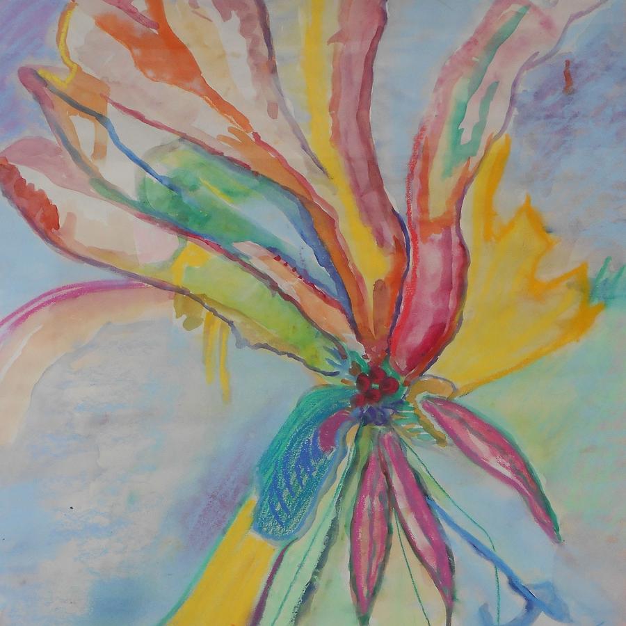 900x900 Pinwheel Painting By H Nuurah Hakima - Pinwheel Painting