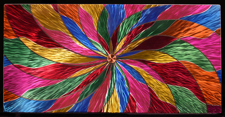 900x467 Pinwheel Painting By Rick Roth - Pinwheel Painting