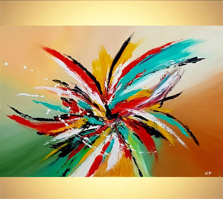 850x761 Pinwheel Of Emotions (Maria Polyzogopoulou) - Pinwheel Painting