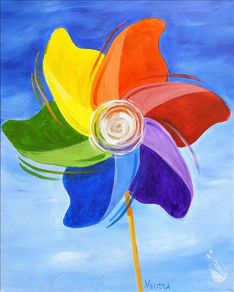480x600 Color Wheel Pinwheel Ages 7 Amp Up - Pinwheel Painting