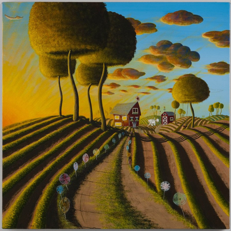 800x800 Cy The Elephart - Pinwheel Painting