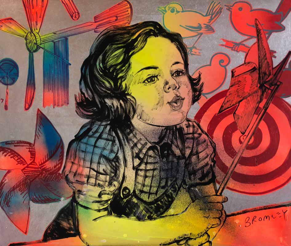 946x800 David Bromley - Pinwheel Painting