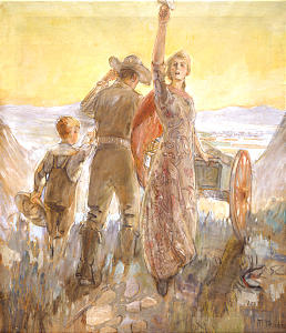 258x300 Mormon Art Smilingldsgirl's Weblog - Pioneer Woman Painting