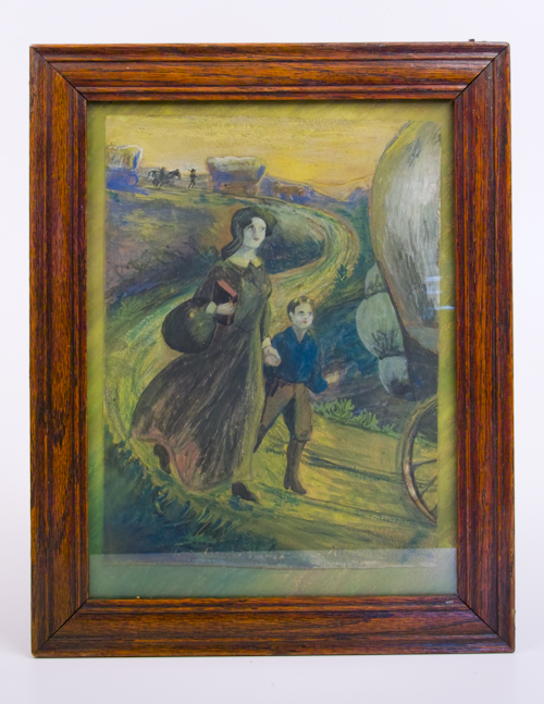 500x647 The Pioneer Woman Folk Art Painting - Pioneer Woman Painting