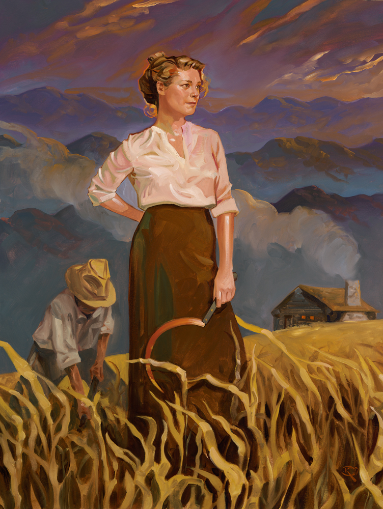 Pioneer Woman Painting At Paintingvalley Com Explore Collection Of Pioneer Woman Painting