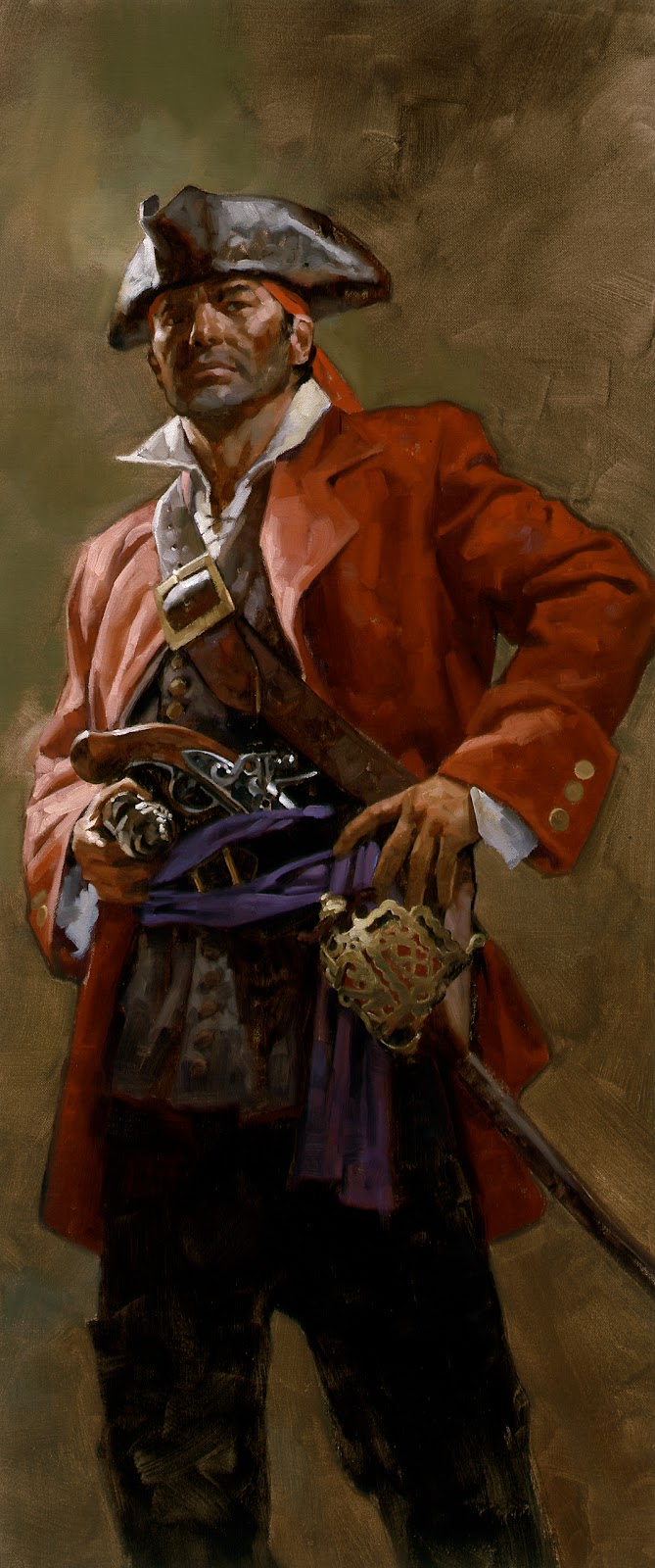 669x1600 Pirate Paintings For National Geographic Muddy Colors - Pirate Painting
