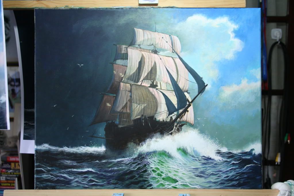 1023x682 This Photo Was Uploaded By Szymczuk. Paintings - Pirate Ship Painting Storm