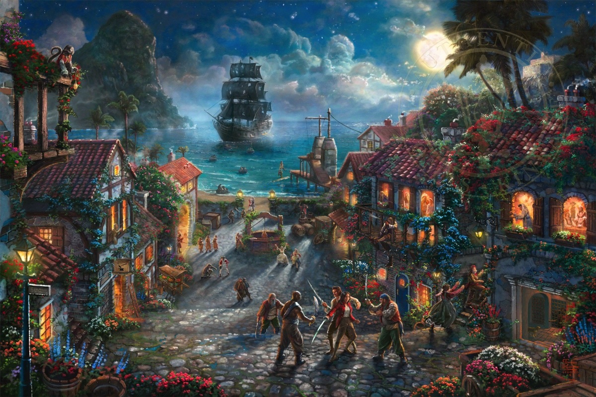 1200x800 Pirates Of The Caribbean Limited Edition Art The Thomas - Pirates Of The Caribbean Painting