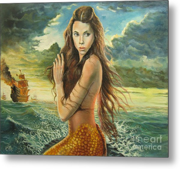 600x563 Syrena From Pirates Of The Caribbean Painting By Osi - Pirates Of The Caribbean Painting