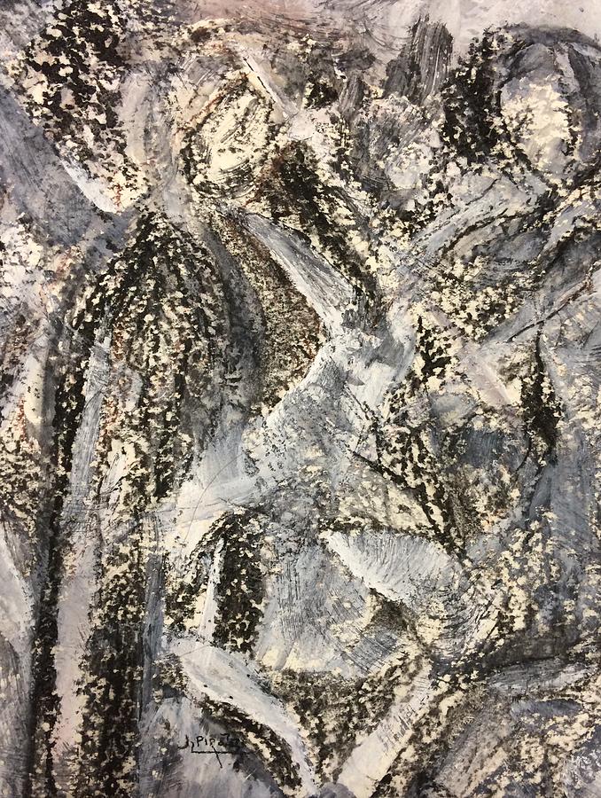 678x900 White Out Painting By Janet Pirozzi - Pirozzi Painting