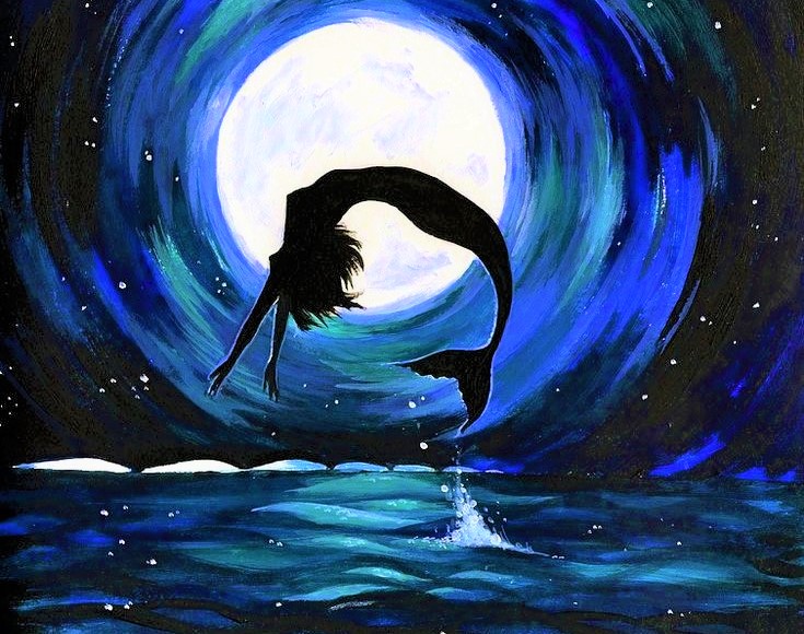 735x580 Pisces New Moon, March 17th, 2018 Intense Feelings - Pisces Painting