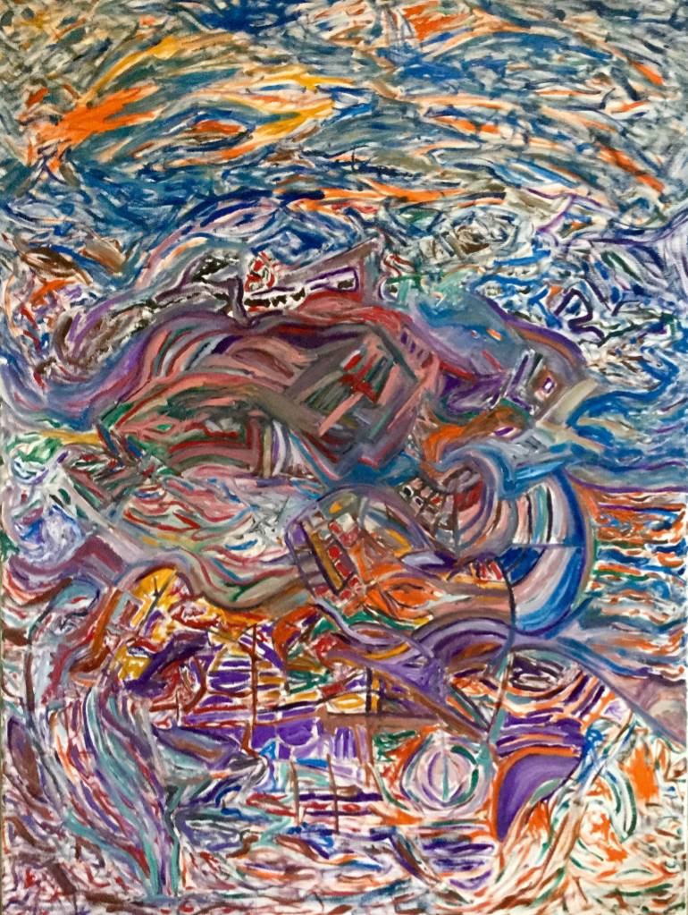 770x1023 Saatchi Art Pisces Painting By Carl Bowlby - Pisces Painting