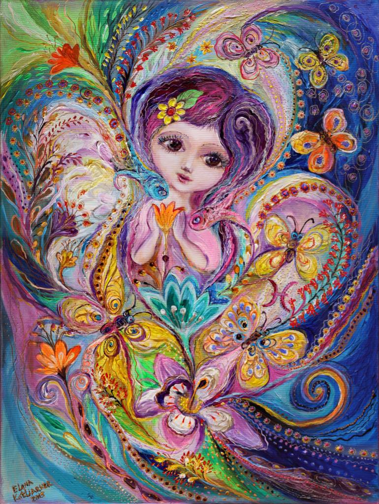 770x1023 Saatchi Art The Fairies Of Zodiac Series - Pisces Painting