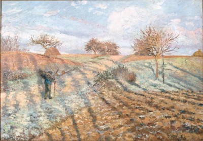 400x278 Hoarfrost By Camille Pissarro Howstuffworks - Pissarro Painting