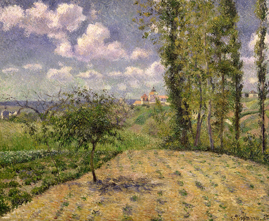 900x741 Spring Painting By Camille Pissarro - Pissarro Painting