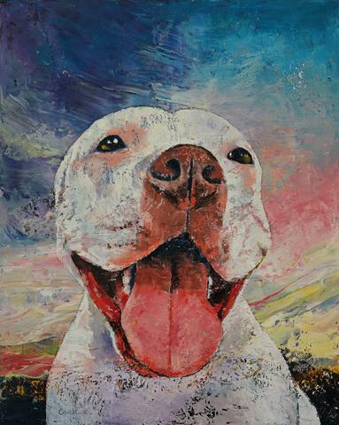 Pitbull Painting