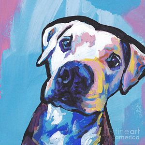 300x300 Pitbull Painting - Pitbull Painting